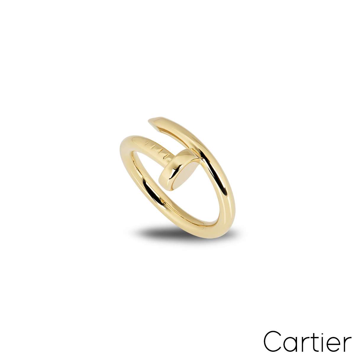 Cartier 18k Yellow Gold Juste Un Clou Ring Size 59 B4092600 Cartier 18k Yellow Gold Juste Un Clou Ring Size 59 B4092600